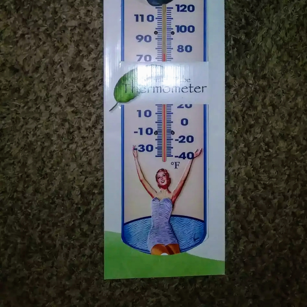COPY - RETRO STYLE  OUTDOOR THERMOMETER